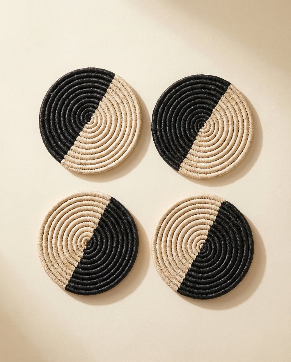Raffia Coasters