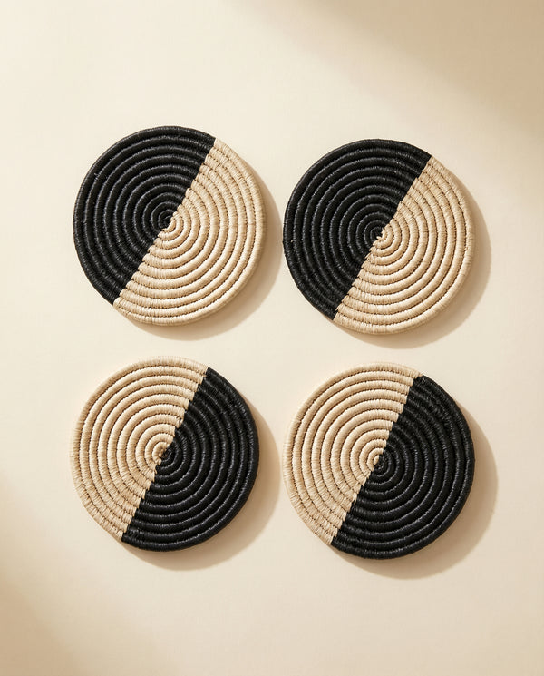 Raffia Coasters