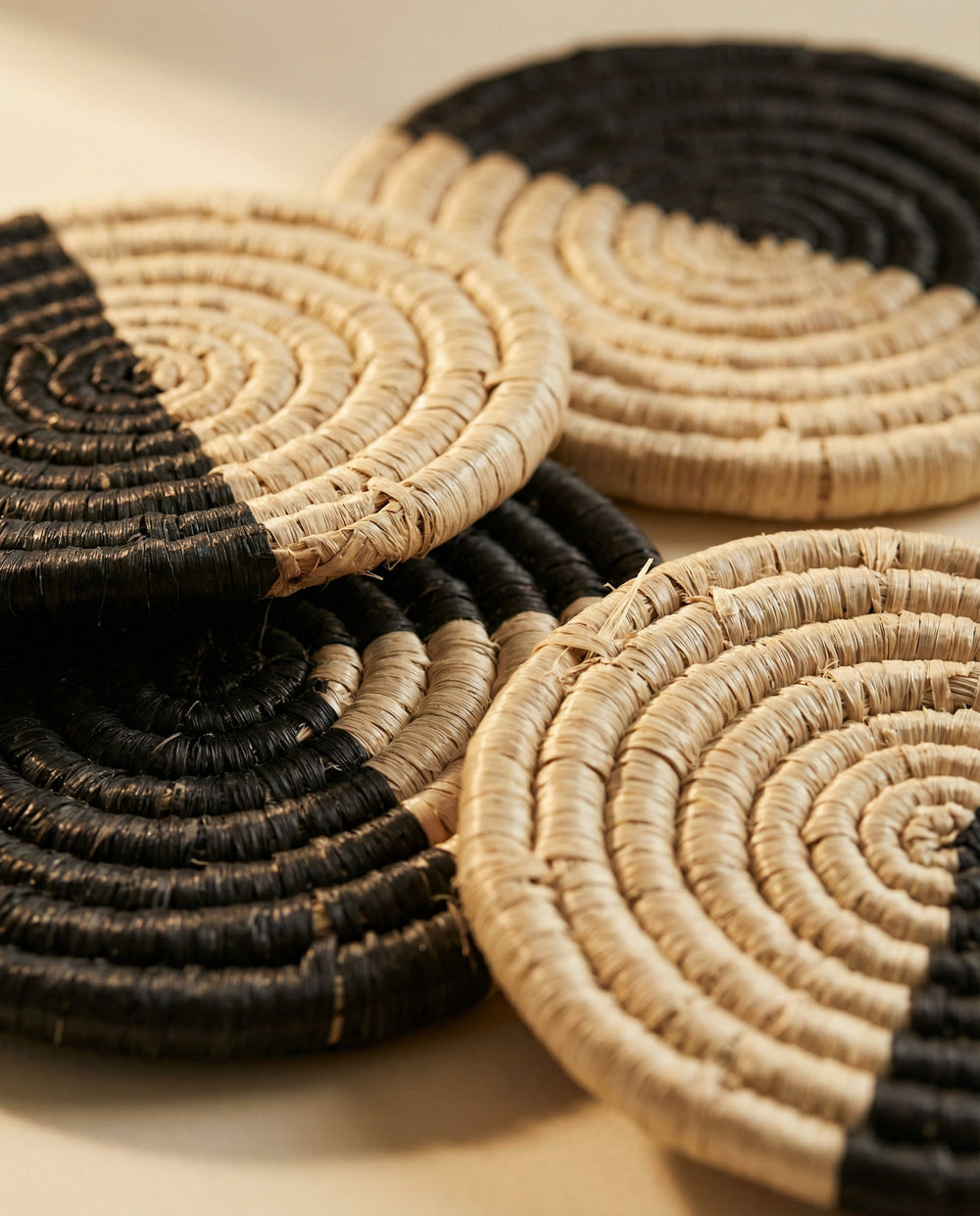 Raffia Coasters