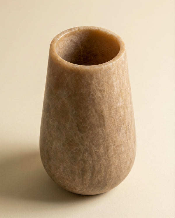 Kira Marble Silo Vase