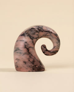 Remi Pink Marble Elephant Statue