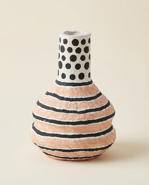 Fresco Cotton Mache Vase