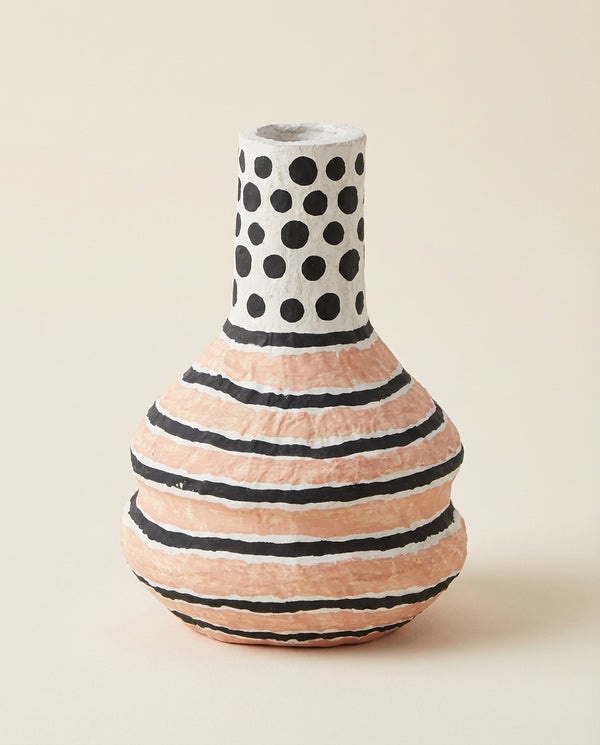 Fresco Cotton Mache Vase