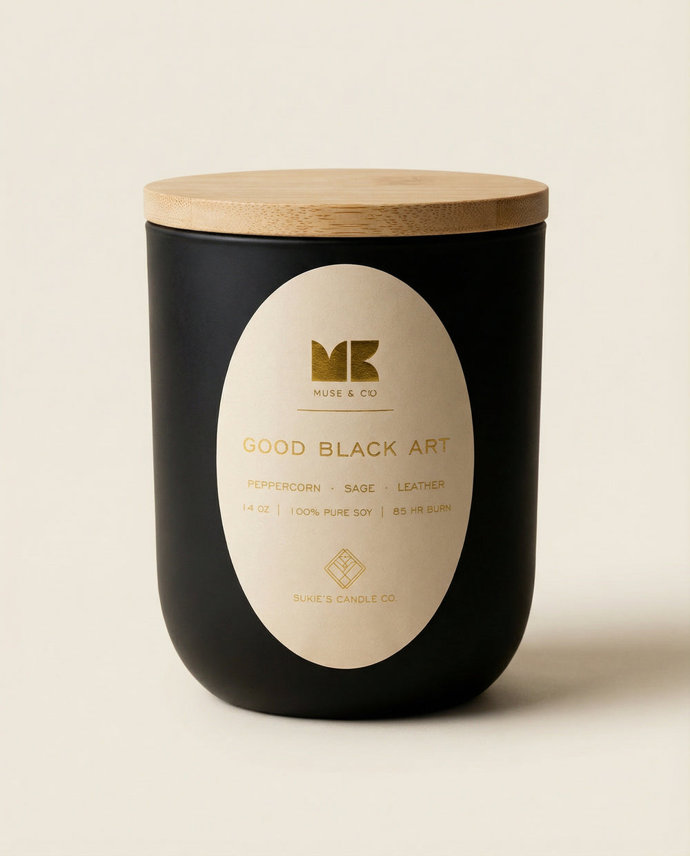 Good Black Art Candle Large