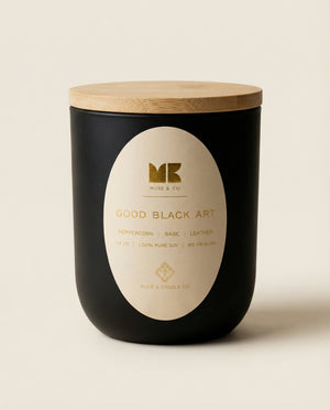 Good Black Art Candle Large