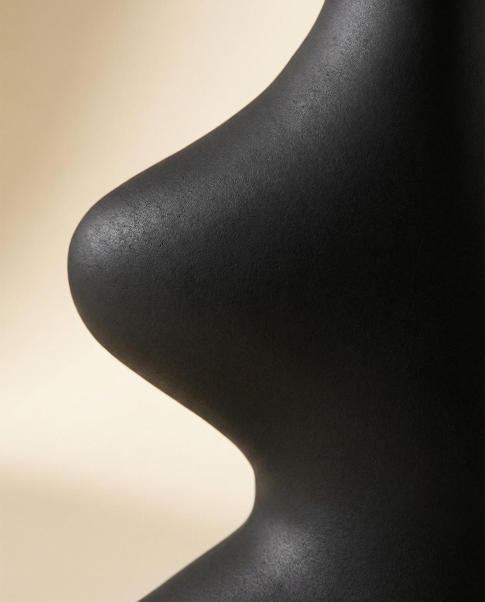 Zara Black Steel Vase