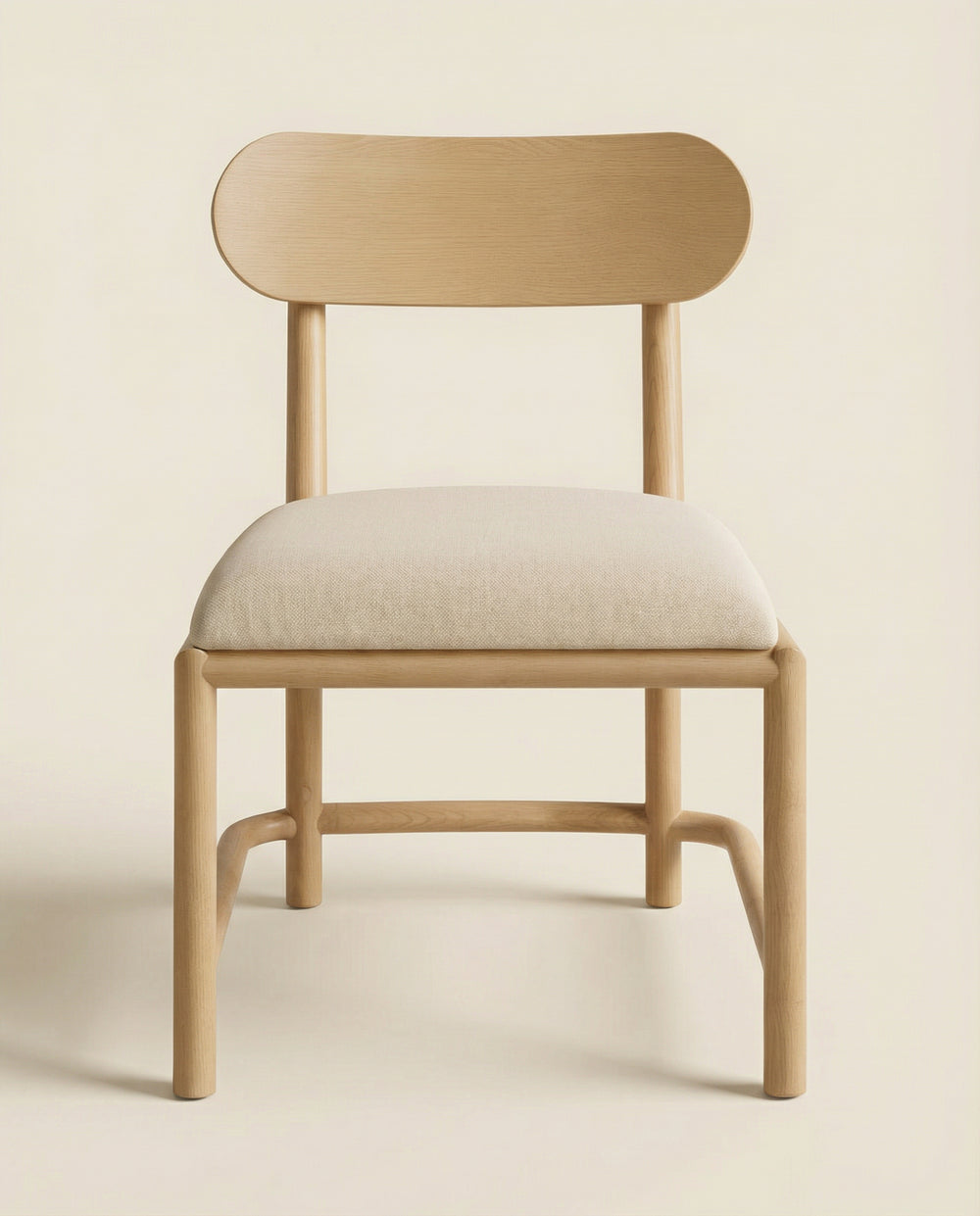 Gather Light Beige Upholstered Dining Chair Set