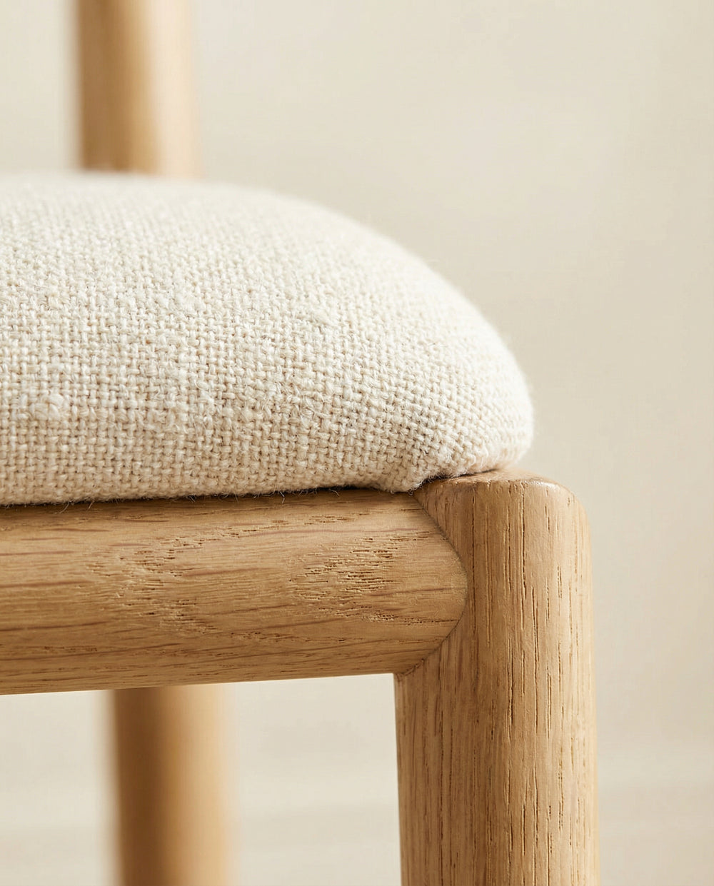 Gather Light Beige Upholstered Dining Chair Set