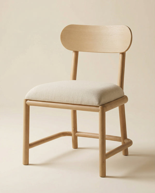 Gather Light Beige Upholstered Dining Chair Set