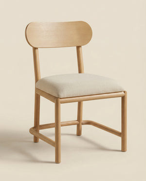 Gather Light Beige Upholstered Dining Chair Set