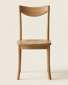 Savoy Natural Wood Dining Chair Set of 2