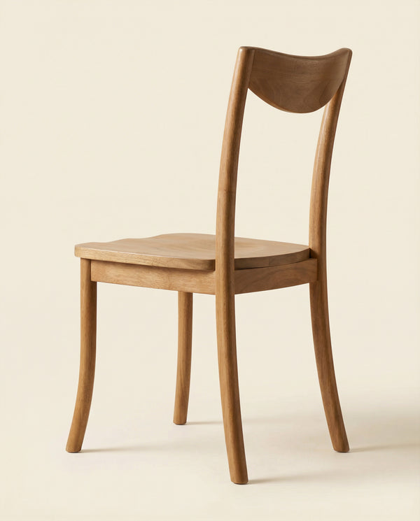 Savoy Natural Wood Dining Chair Set of 2