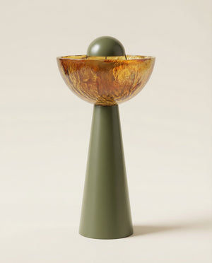 Verdana Green Resin Table Lamp