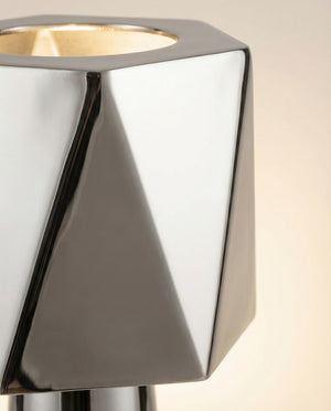 Aura Polished Nickel Table Lamp