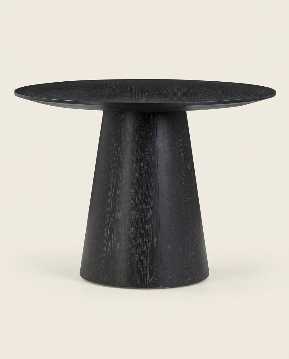 Halo Round Oak Dining Table (41"-60")