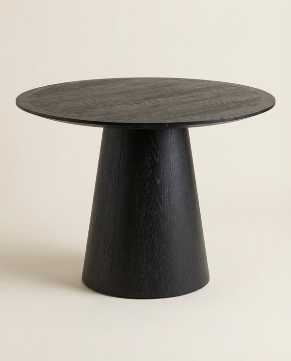 Halo Round Oak Dining Table (41"-60")