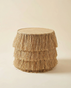 Isla Natural Rattan Round End Table