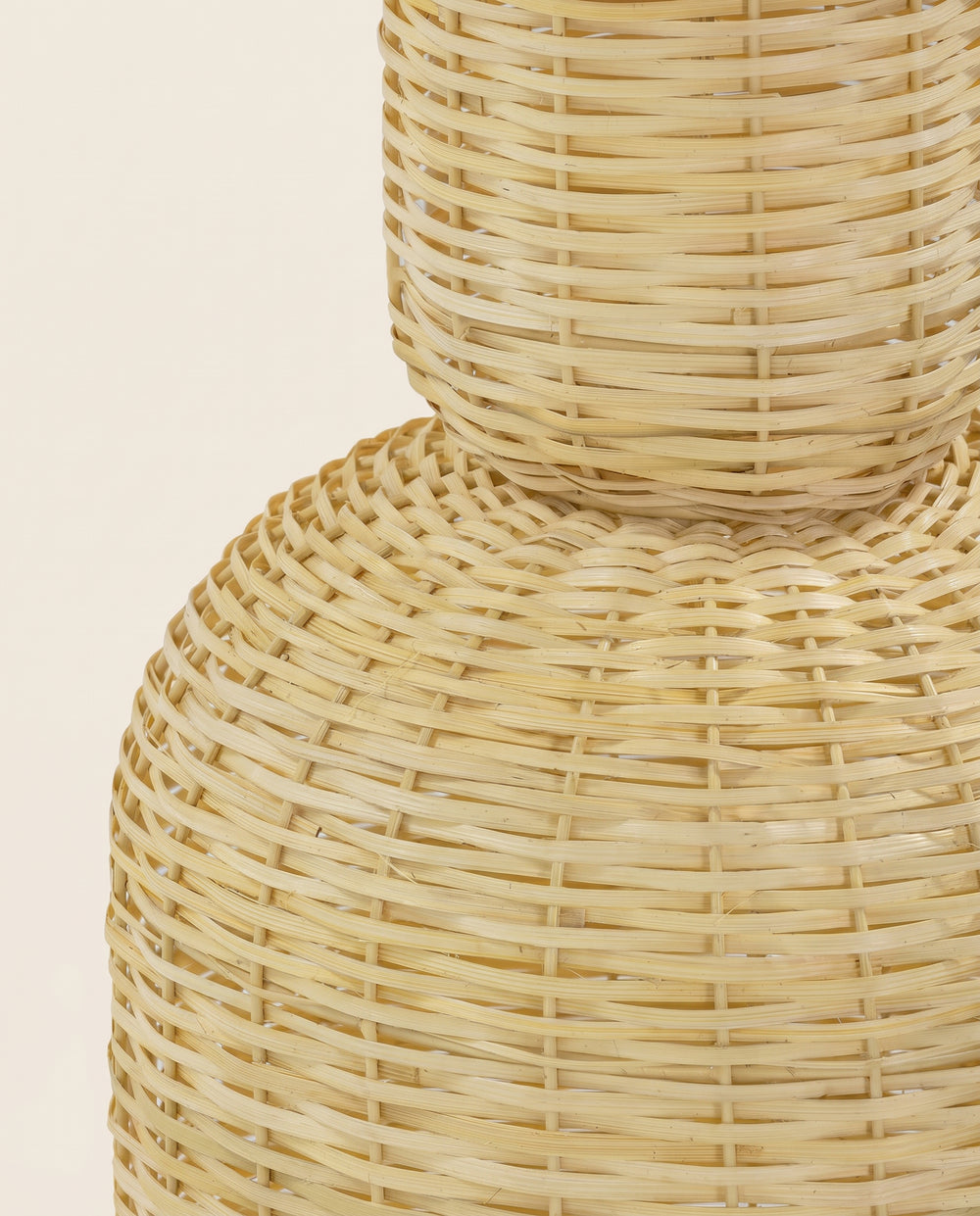 Mushroom Rattan Floor Lamp