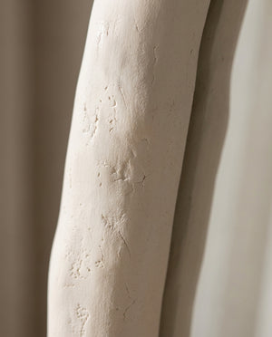 Reverie 32"X64" Cream Textured Small Floor Mirror