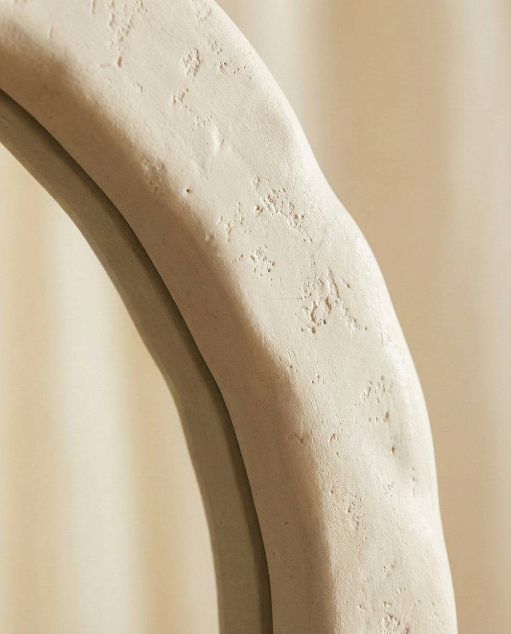 Reverie 48"X79" Cream Textured Floor Mirror