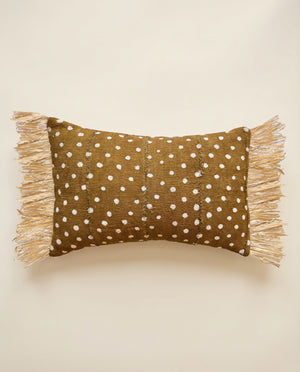 Turmeric Dot Pillow
