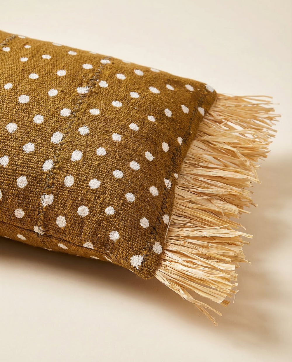Turmeric Dot Pillow
