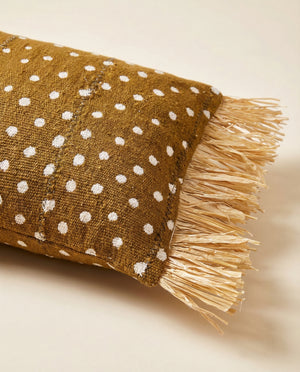 Turmeric Dot Pillow