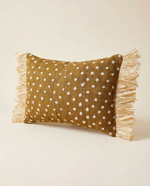 Turmeric Dot Pillow
